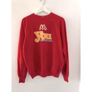 Small Raglan McDonald’s Sweatshirt